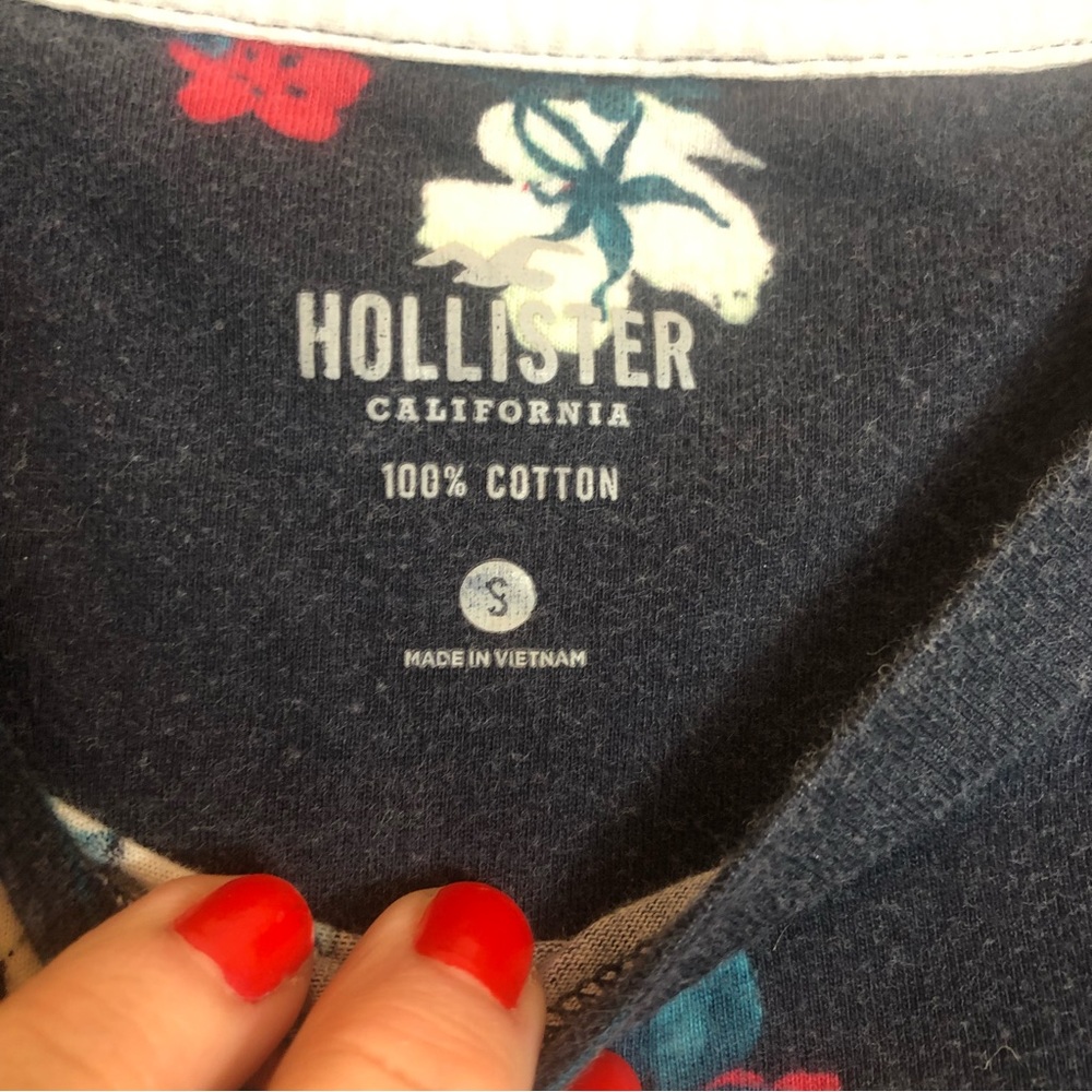 Hollister California Men’s Floral T-Shirt Size S - Picture 7 of 9